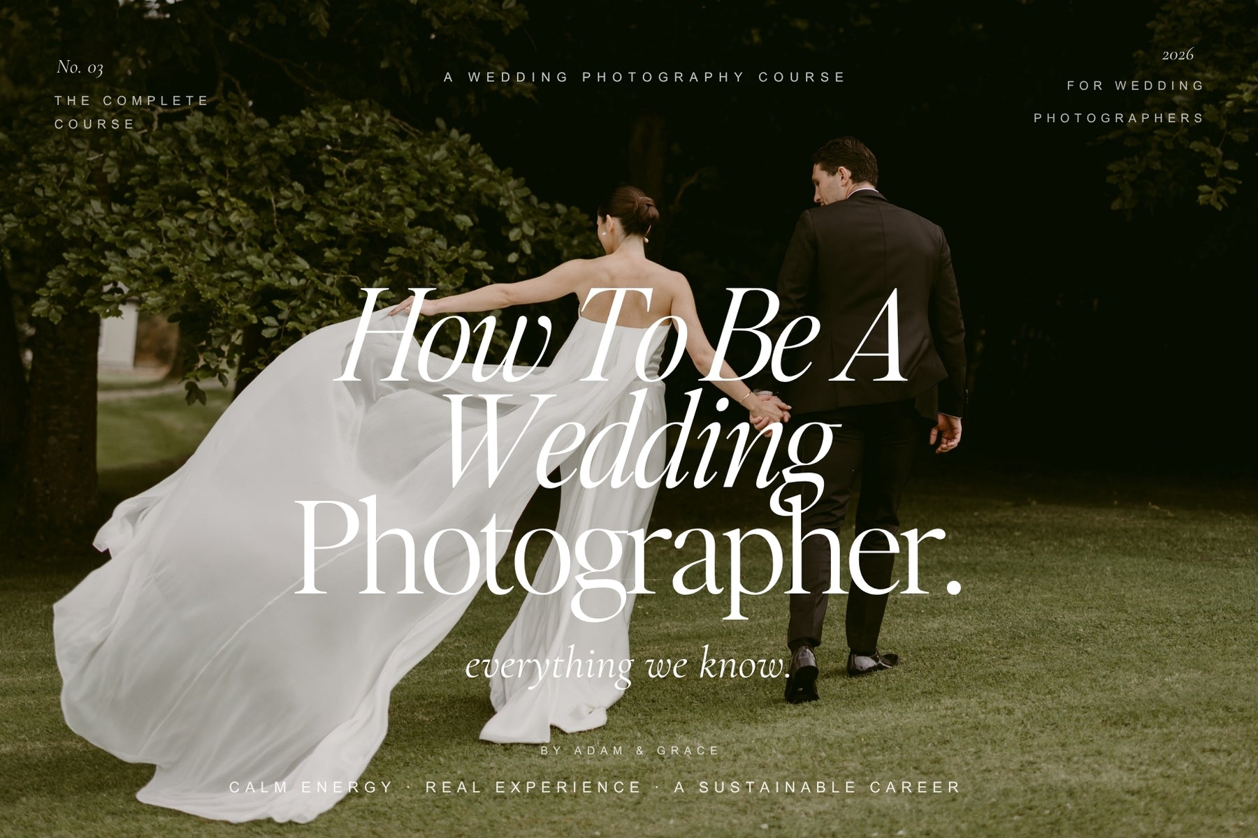 How to be a Wedding Photographer Course
