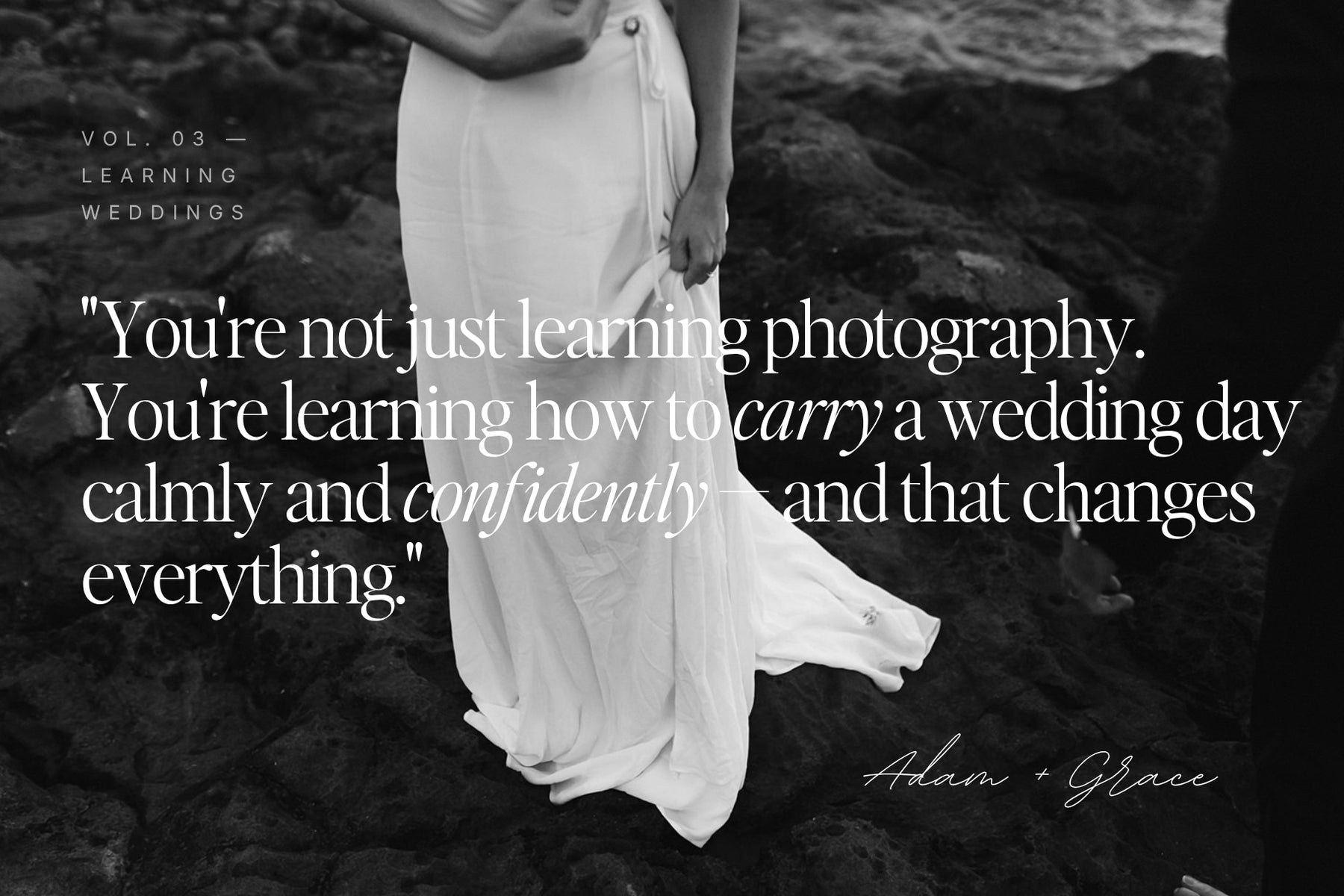 How to be a Wedding Photographer Course