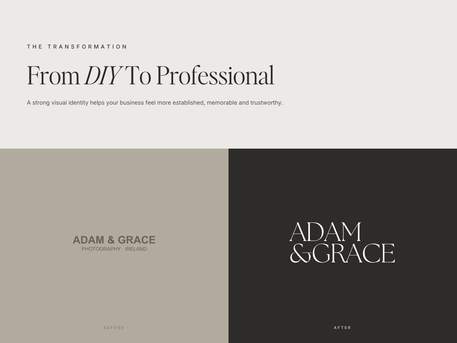 From DIY to professional - polished logo templates