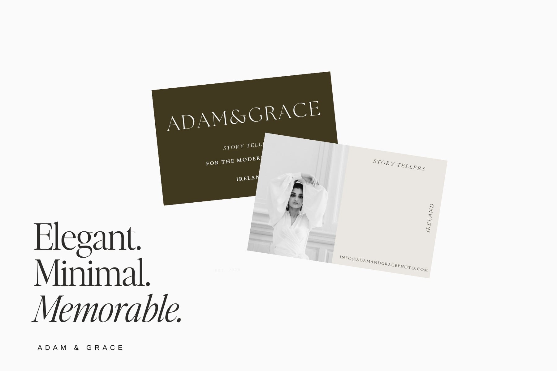 Elegant, minimal and memorable business card designs