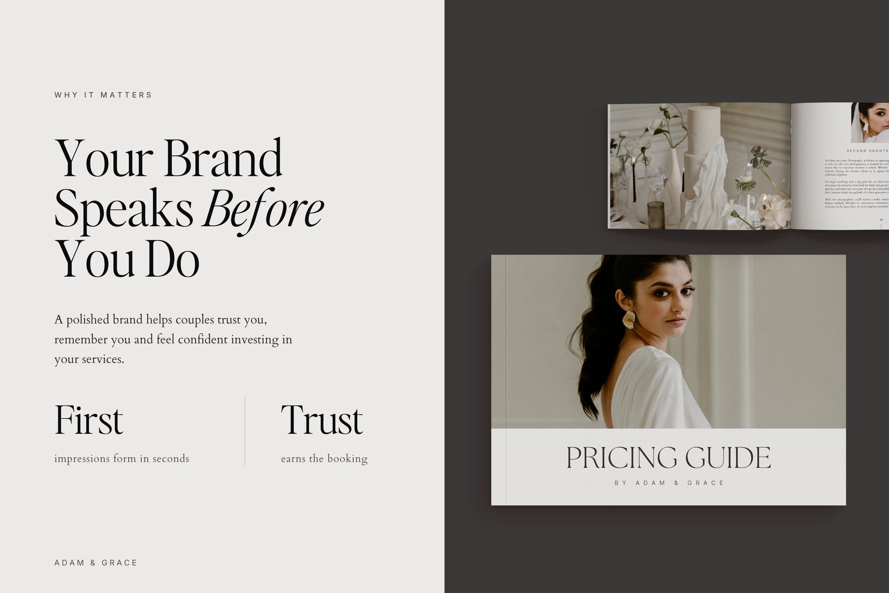 Your brand speaks before you do — branded pricing guide