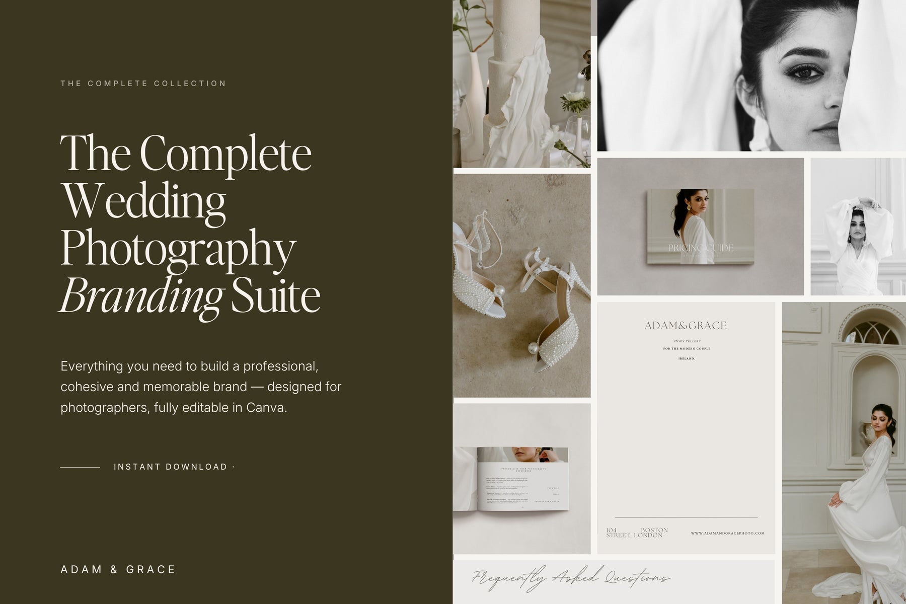 The complete wedding photography branding suite