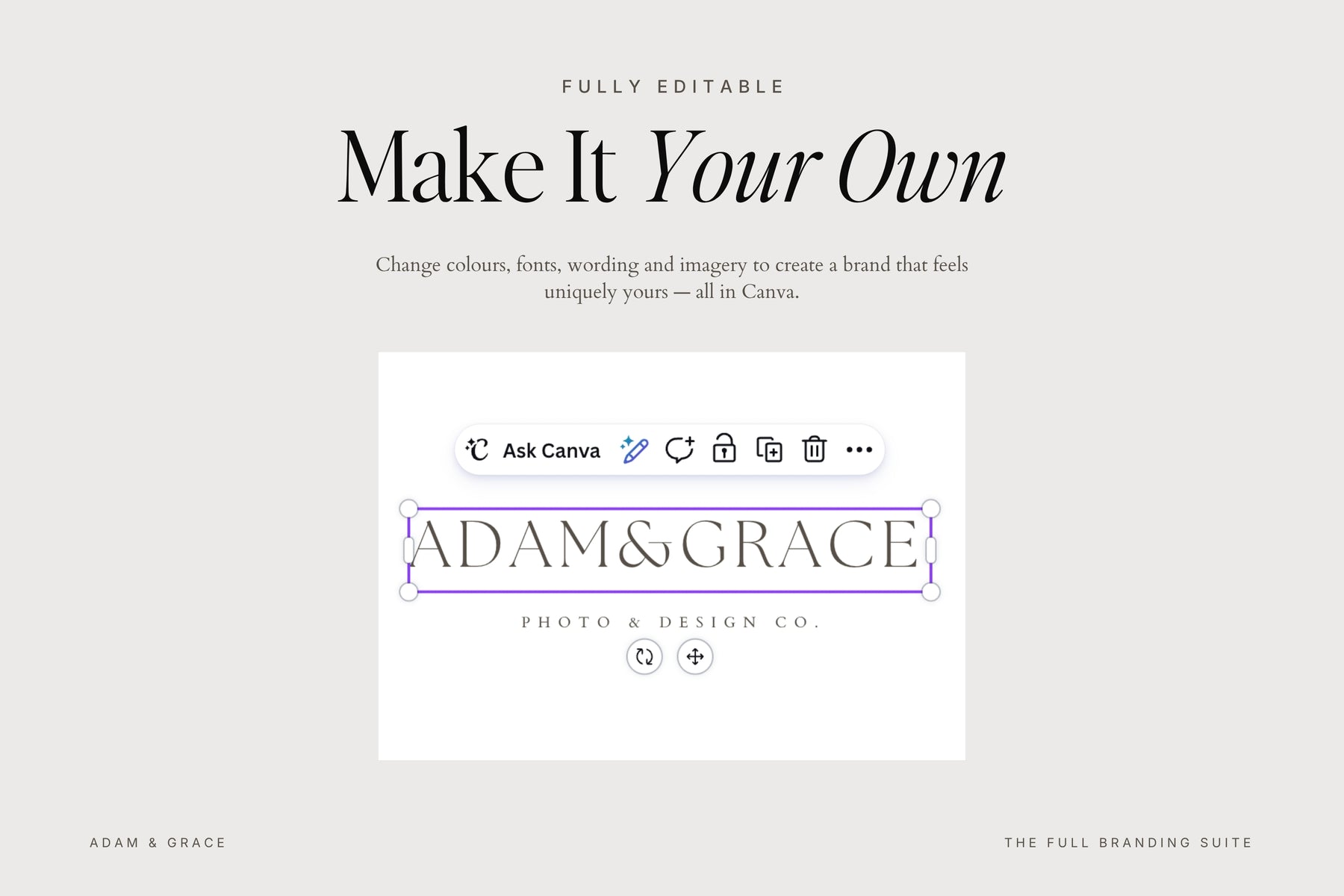 Make it your own — fully editable in Canva
