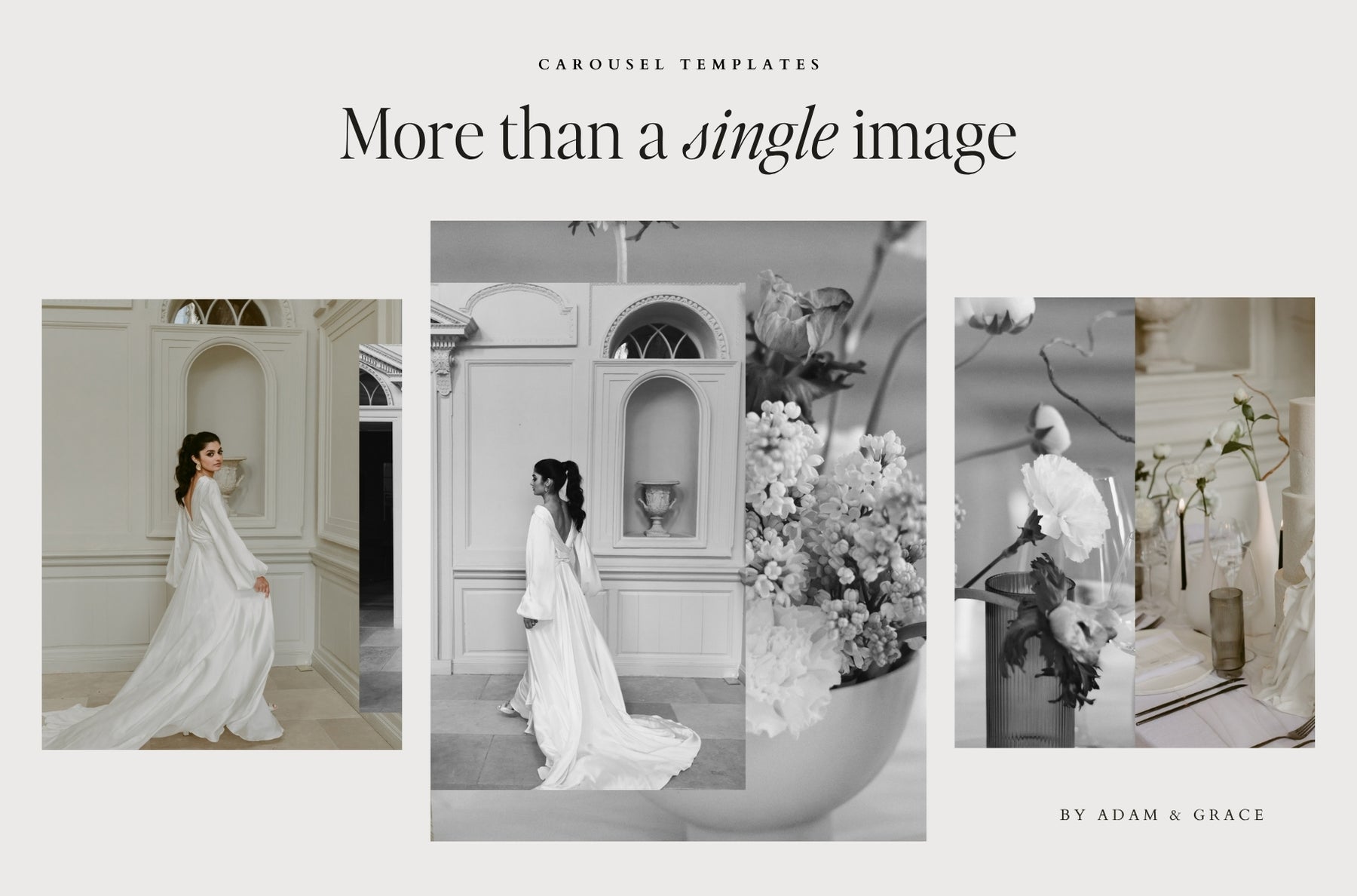 More than a single image - multi-photo carousel templates