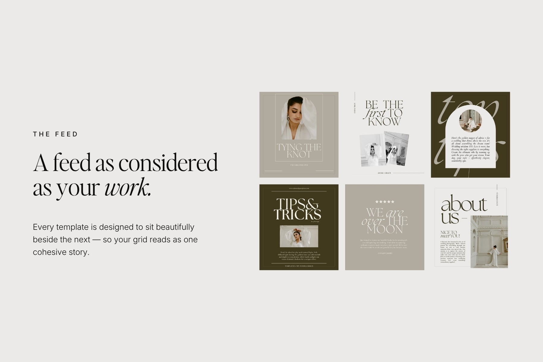 A feed as considered as your work