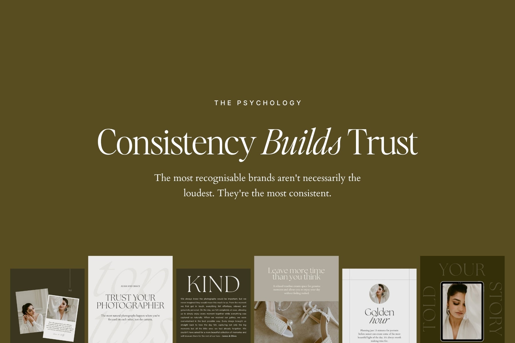 Consistency builds trust on your Instagram feed