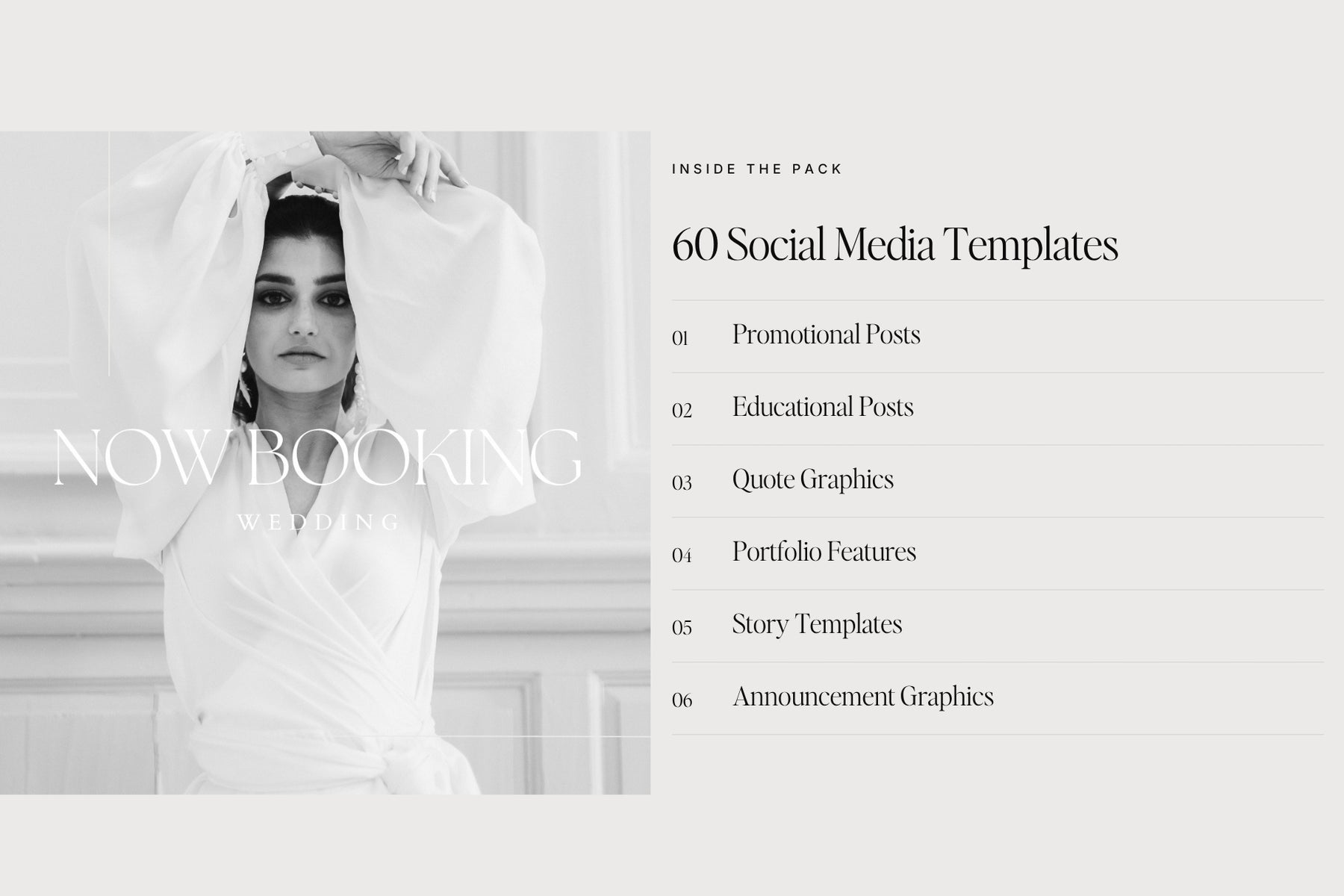 What's included: 60 editable Instagram post and story templates
