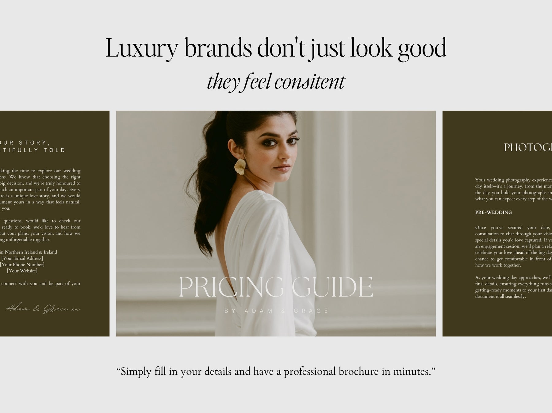 Luxury brands don't just look good, they feel consistent