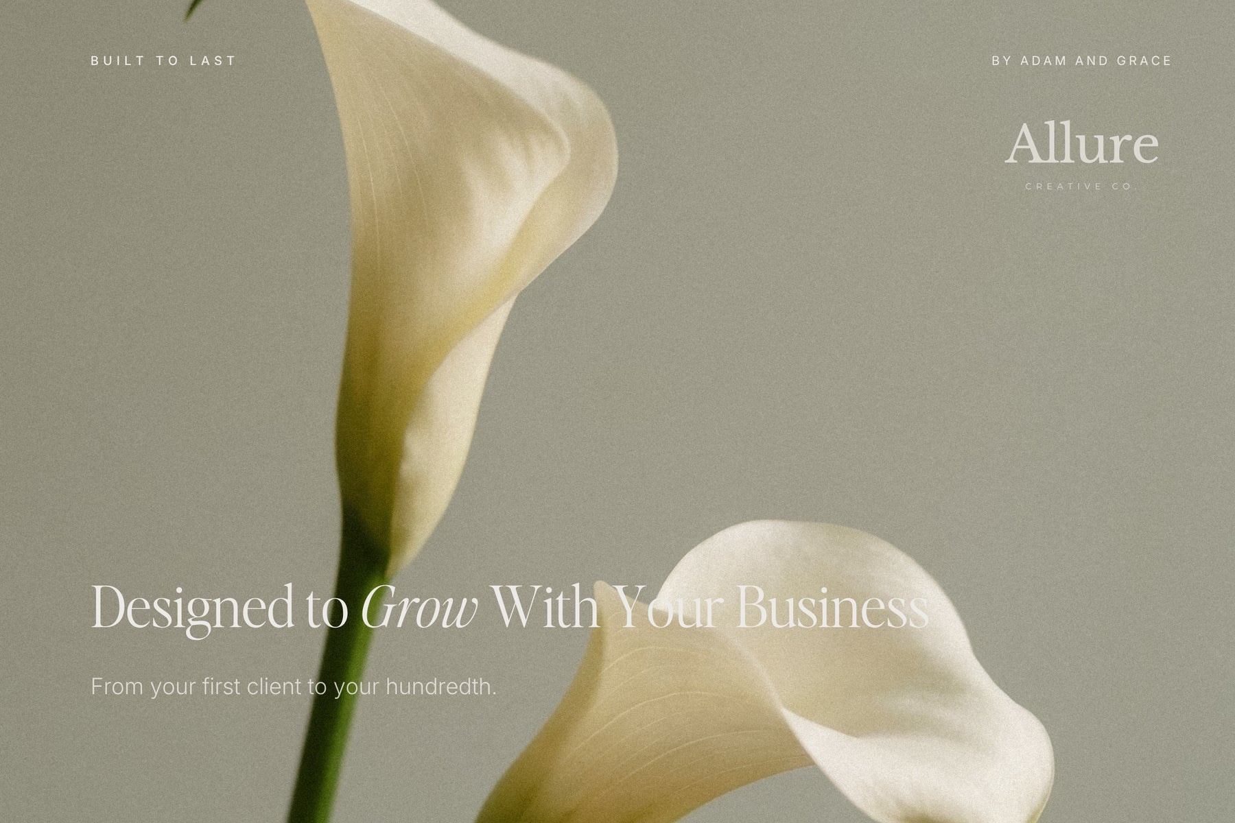 An Allure logo designed to grow with your business