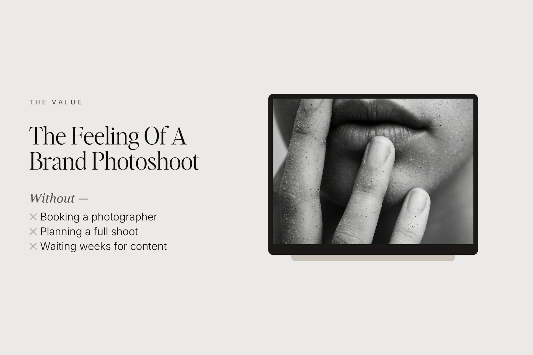 Allure editorial stock image — refined, timeless brand photography