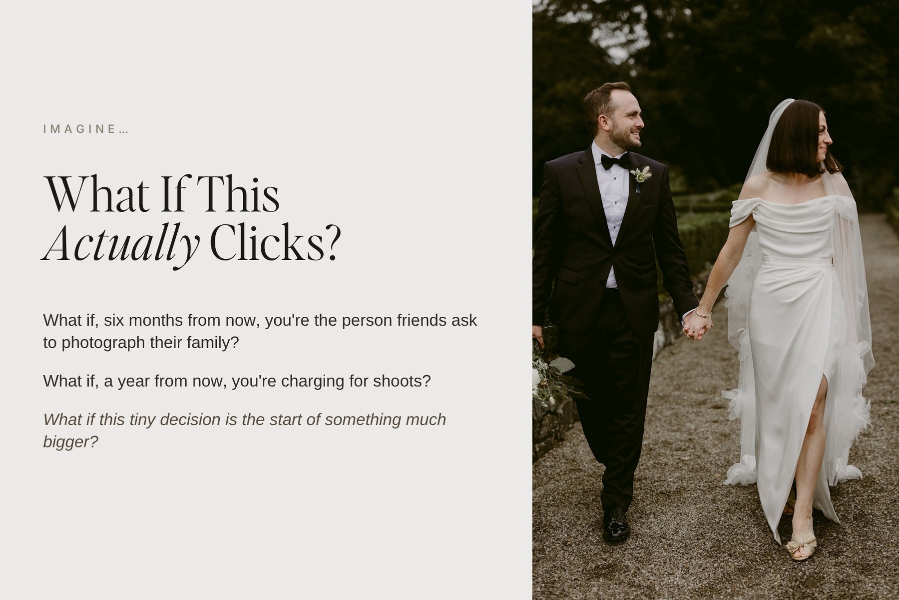 What if this actually clicks? Camera Basics for photographers