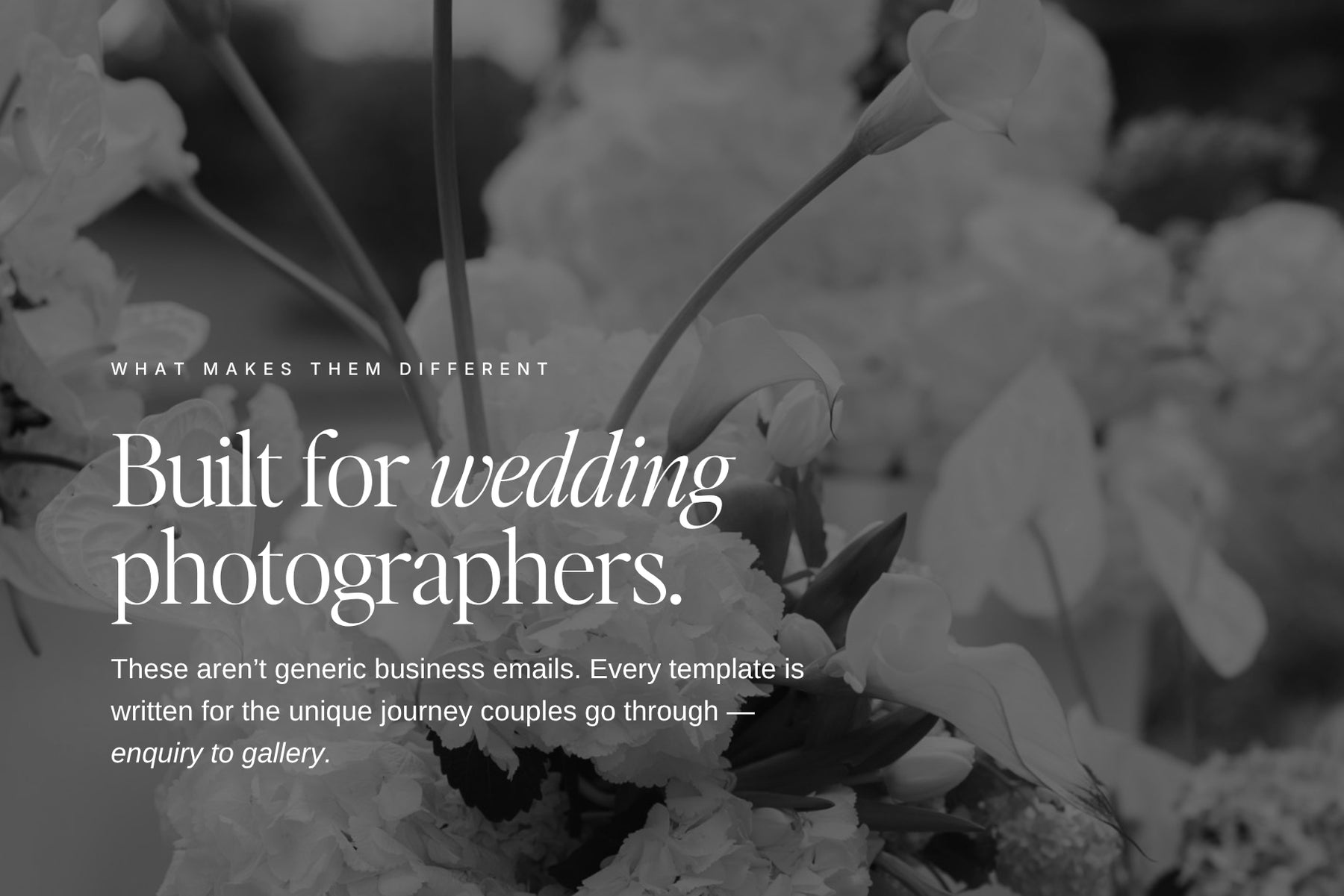 Built for wedding photographers