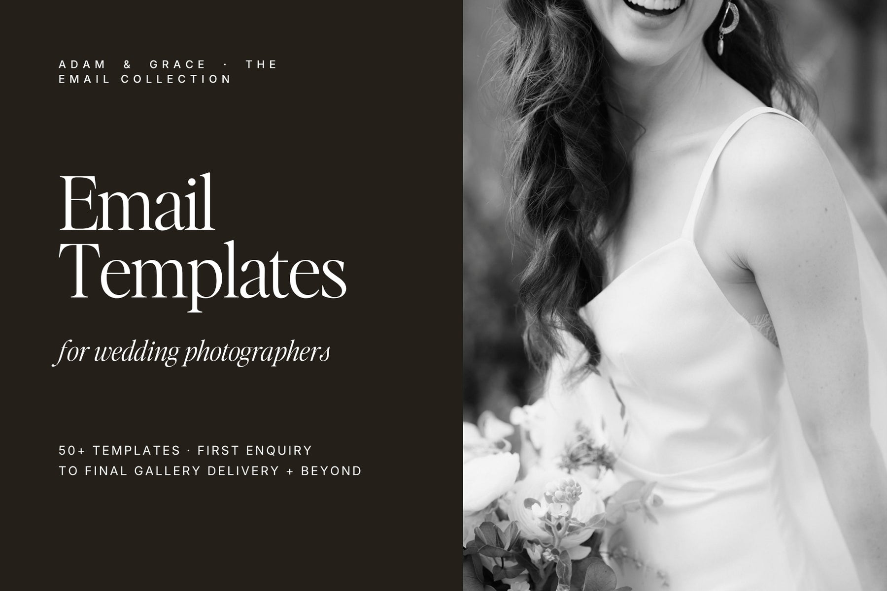Email templates for wedding photographers cover