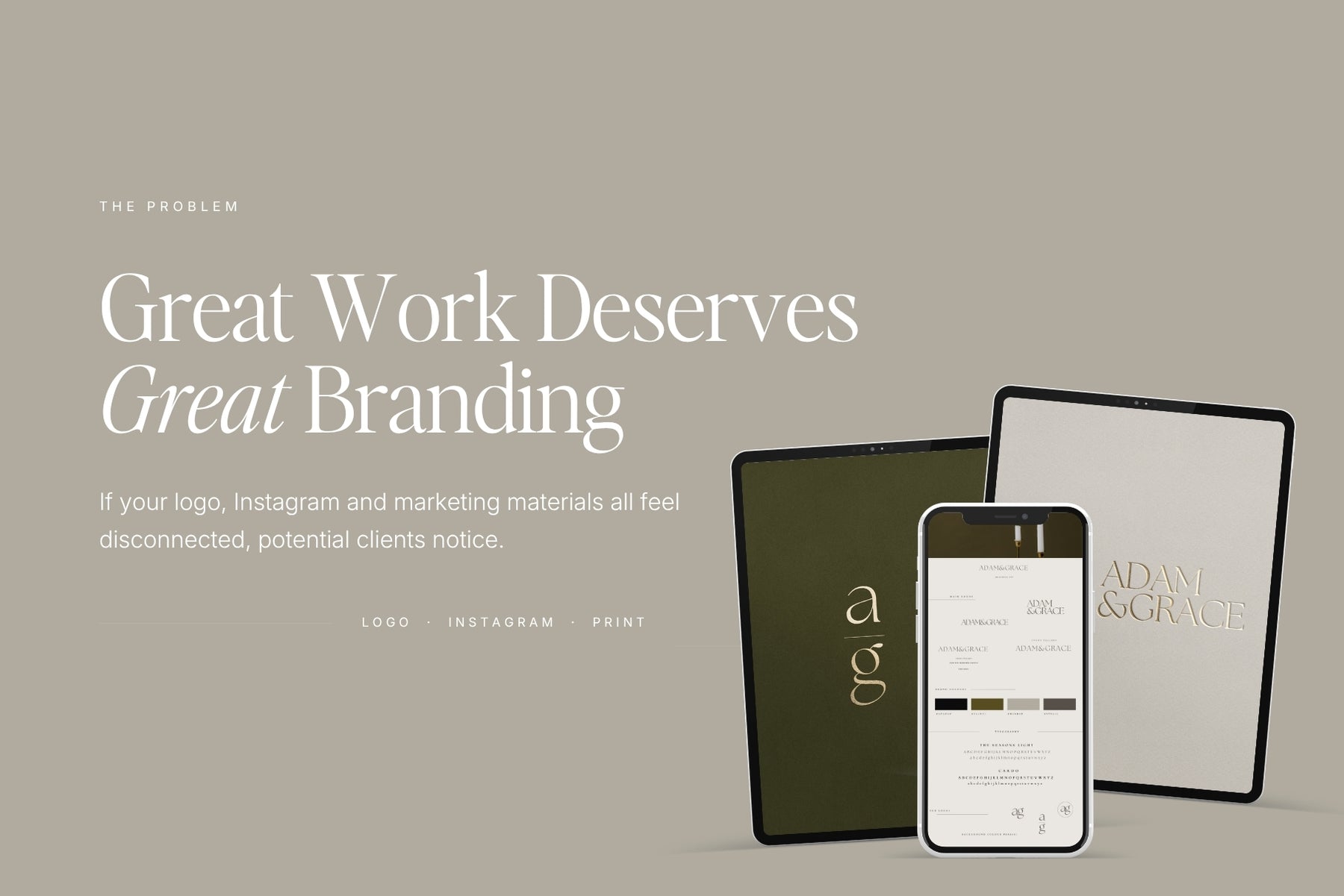 Great work deserves great branding