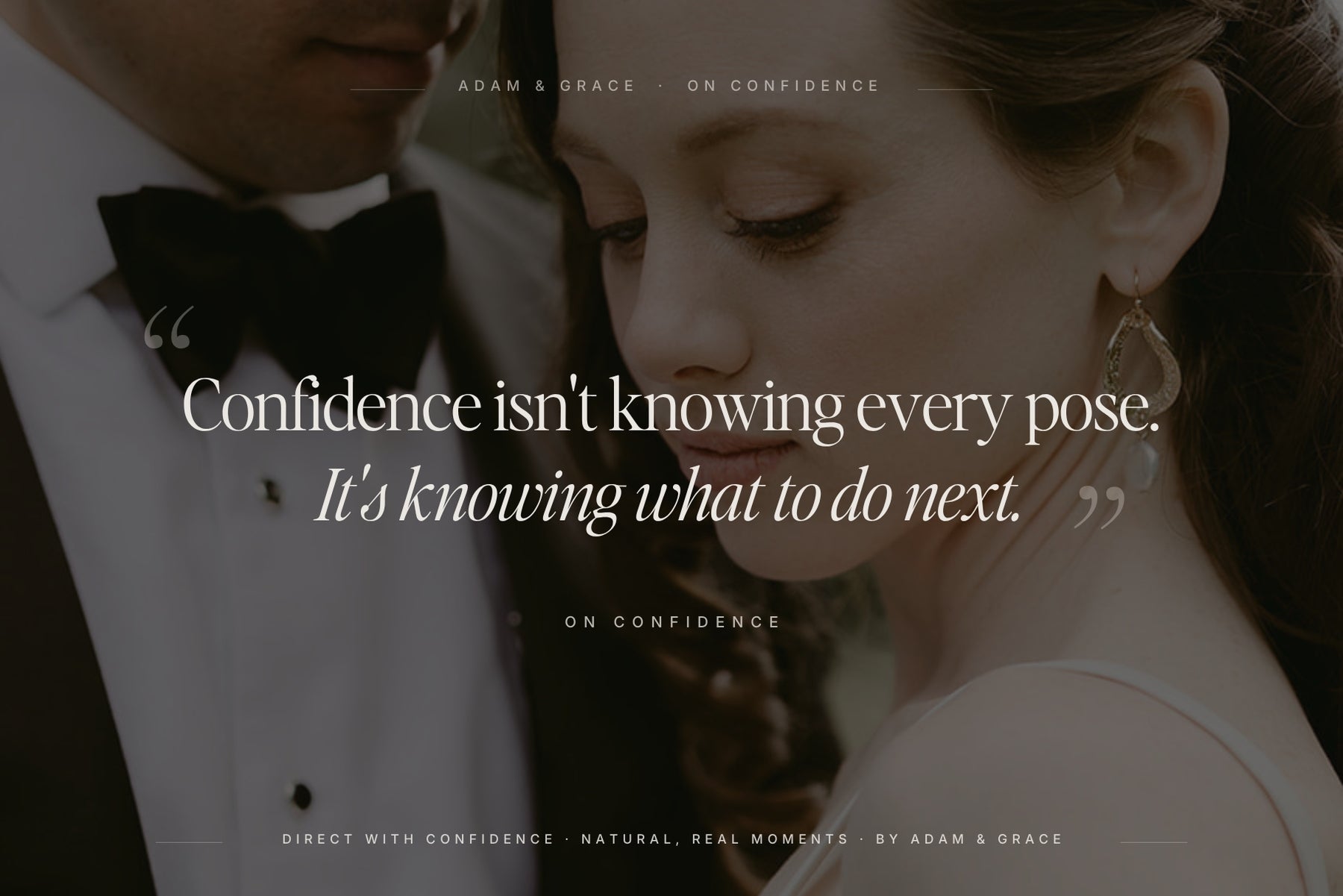 Confidence isn't knowing every pose, it's knowing what to do next