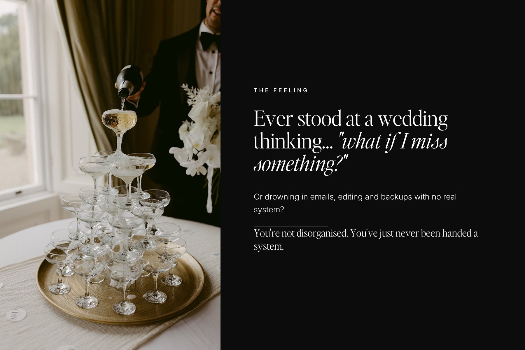 Ever stood at a wedding thinking, what if I miss something?