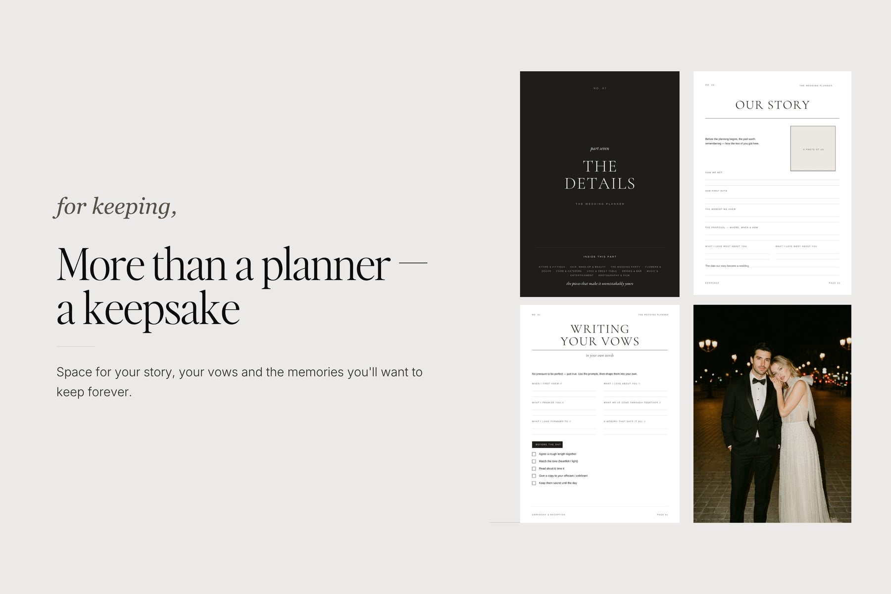 From where do I even start to completely in control — the wedding planner