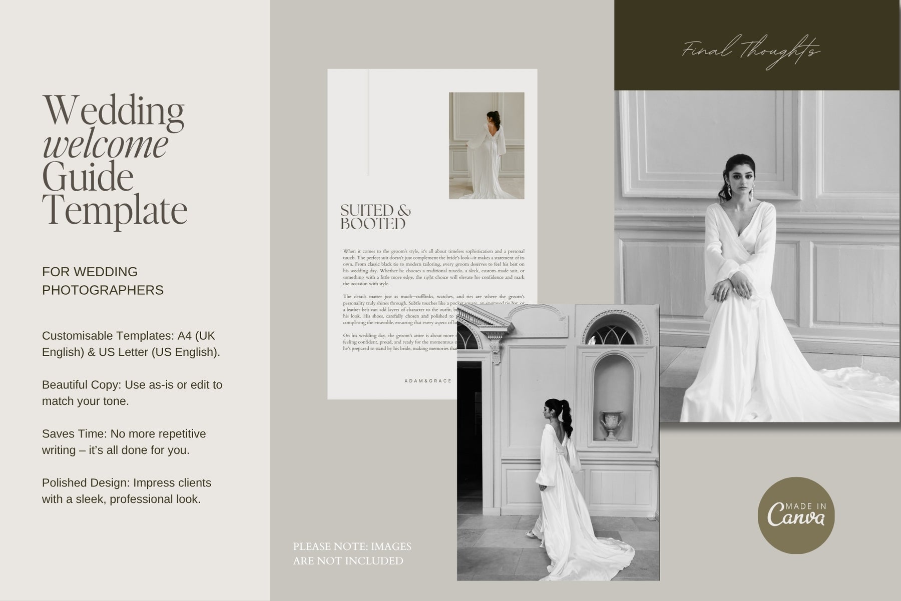 What photographers say about the welcome guide template
