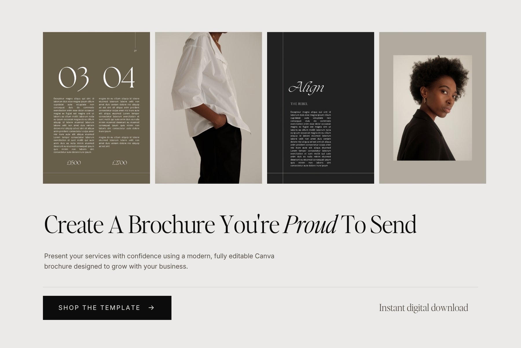 Create a brochure you're proud to send — shop the Zephyr brochure template