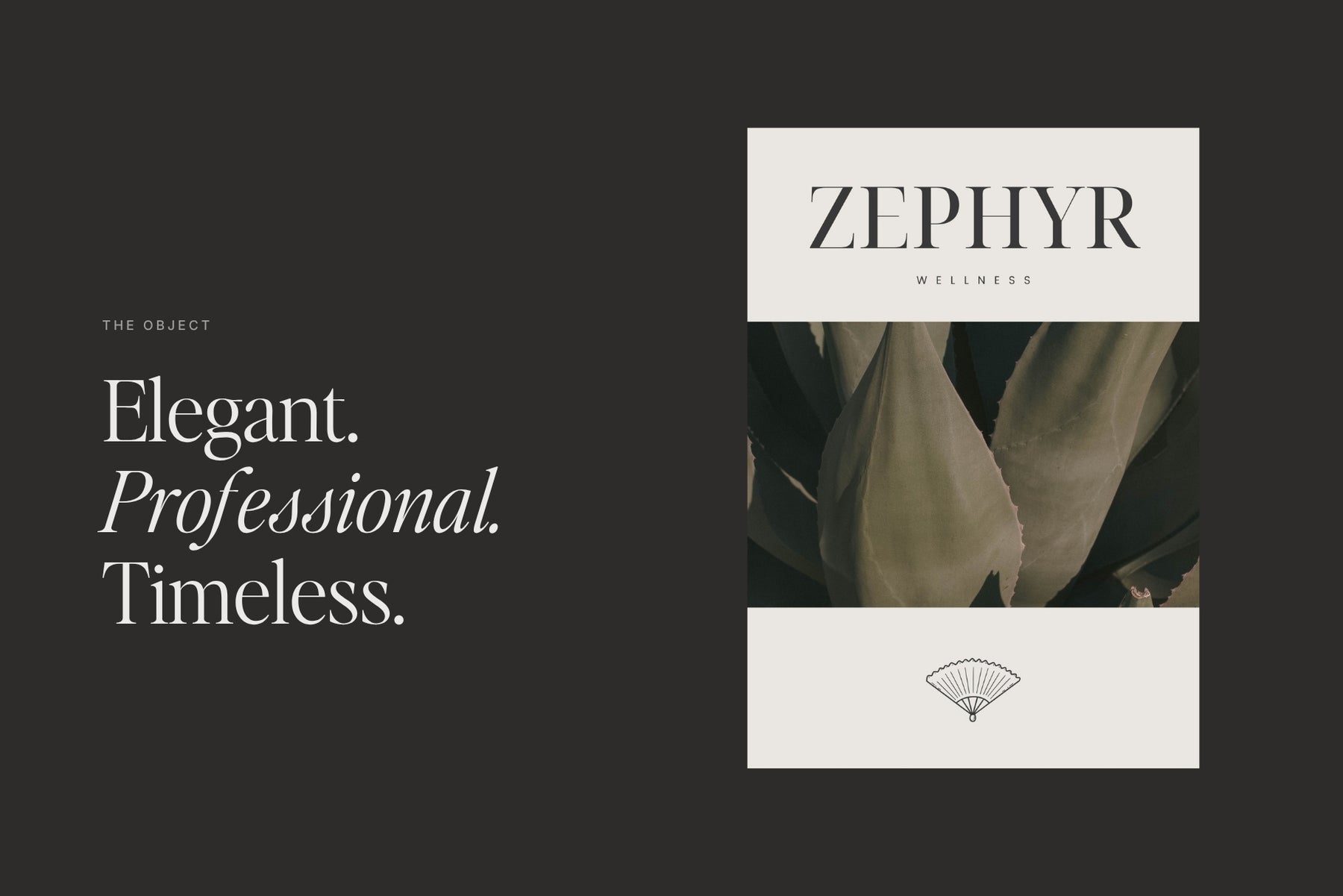 Elegant, modern brochure layout for small businesses