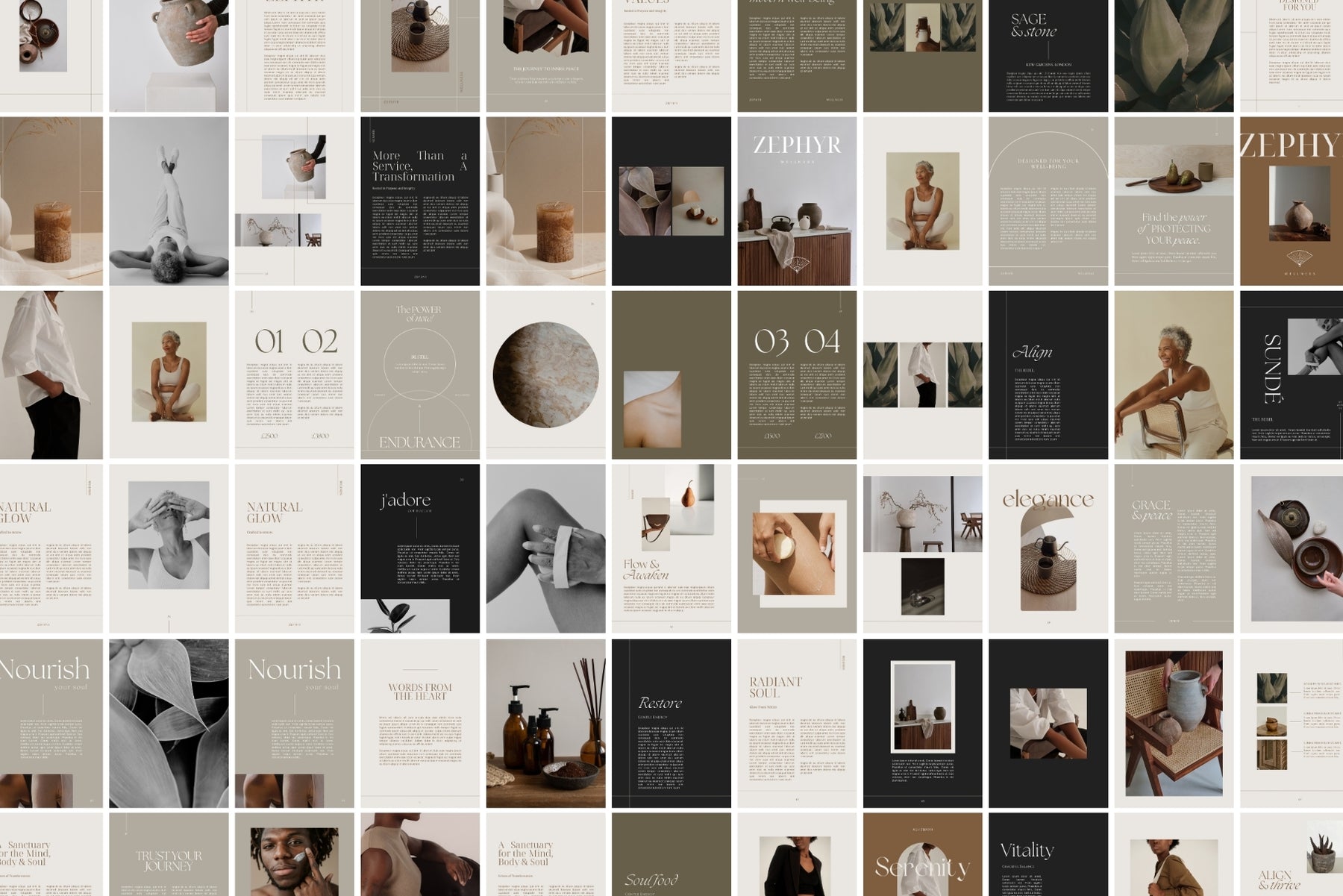 Elegant, professional and timeless brochure design