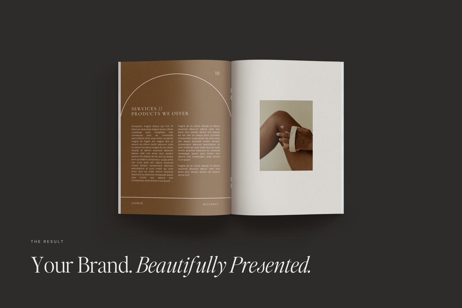 Your brand, beautifully presented