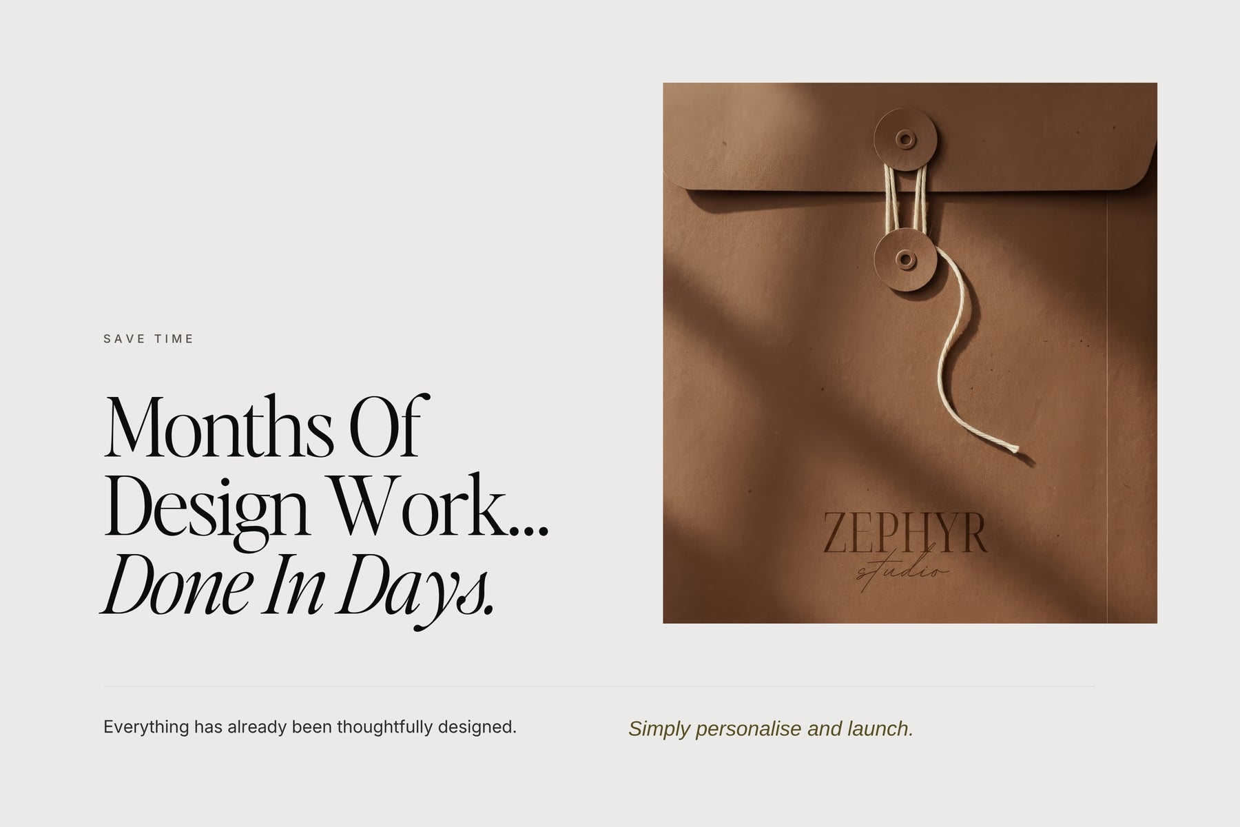 Months of design work, done in days