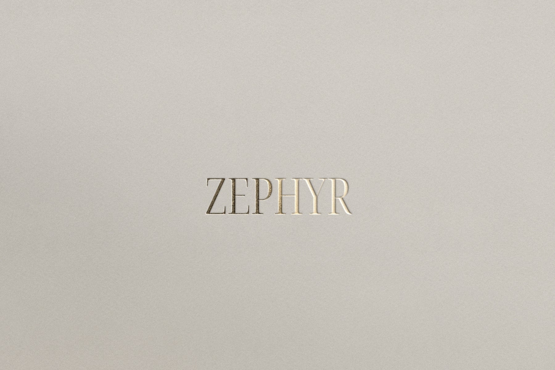 Elegant Zephyr logo templates with a minimal, modern style