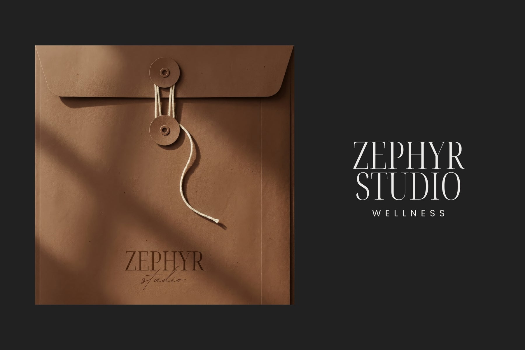 Minimal Zephyr logo template for modern brands and small businesses