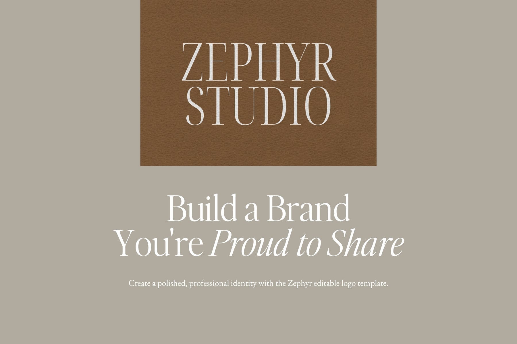 Shop the Zephyr editable Canva logo templates