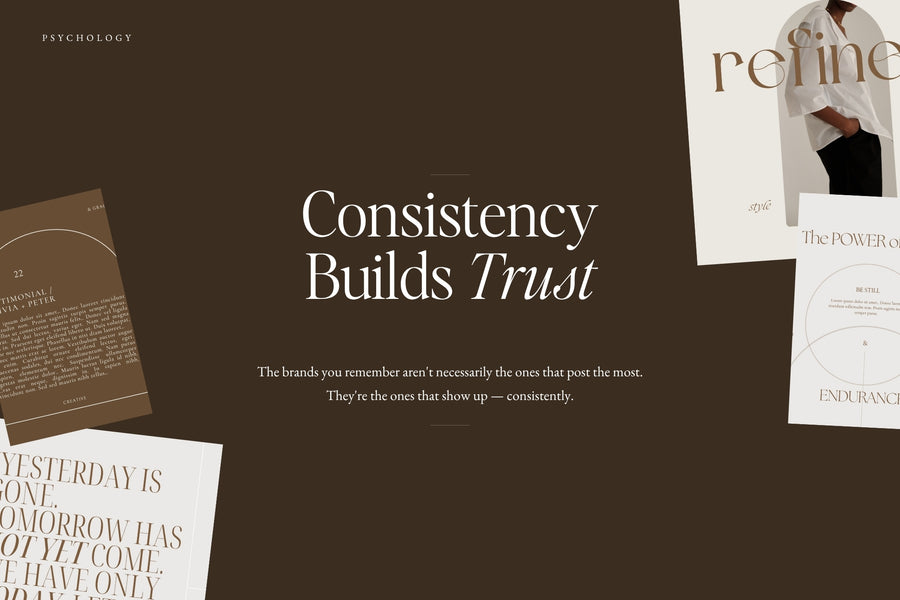 Consistency builds trust on your Instagram feed