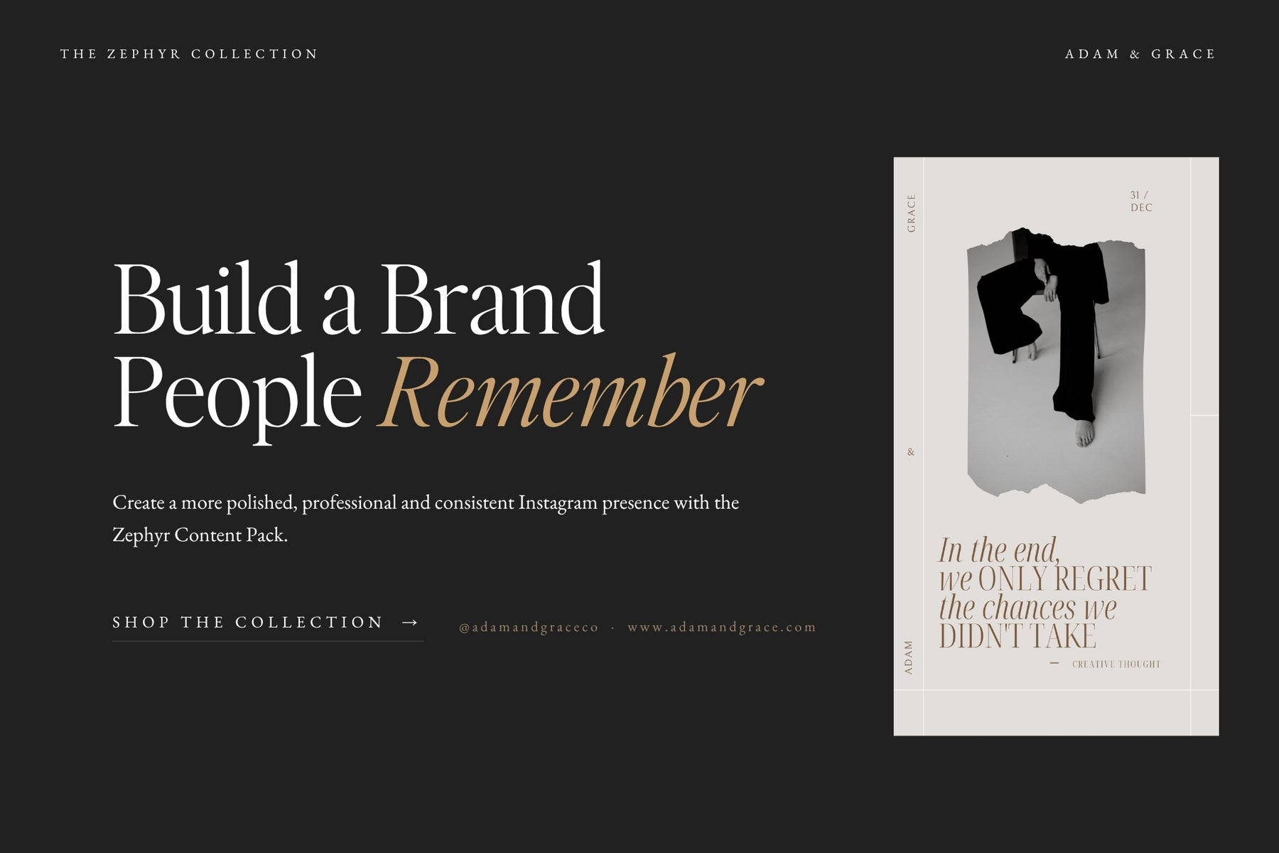 Build a brand people remember - Zephyr social media templates