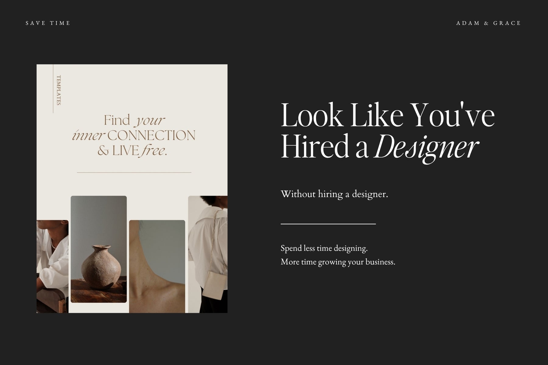 Save time with ready-to-use social media templates